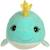 Peluche sonore GIPSY - Bella Bloo Friends narval 18 cm - Bleu turquoise - Pour enfant VERT 2 - vertbaudet enfant 