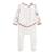 Pyjama bébé en velours Léonie BLANC 4 - vertbaudet enfant 