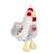 Jouet Peluche - GIPSY - Poule - Blanc/marron - Sonore - 22 BLANC 1 - vertbaudet enfant 