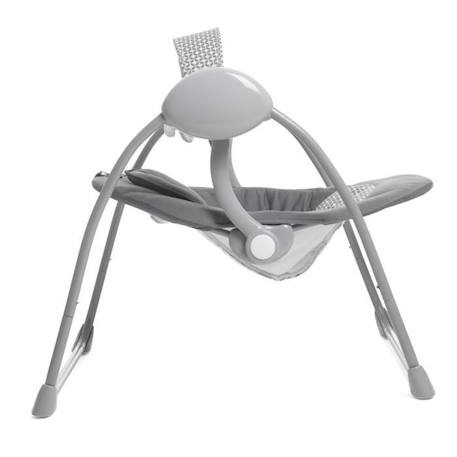 Balancelle pour bébé CHICCO Relax&Play Dark grey - Mouvement Avant-Arrière - 5 vitesses de balancement GRIS 2 - vertbaudet enfant 