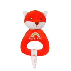 Hochet peluche renard GIPSY - Orange - 13 cm - pour bébé  - vertbaudet enfant