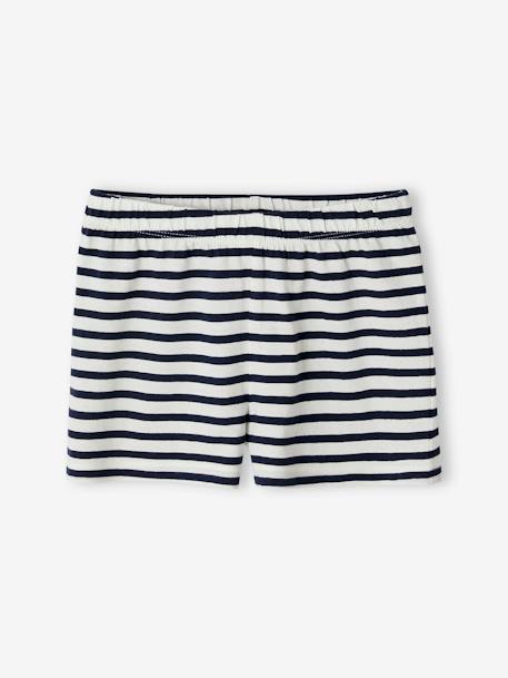 Lot de 2 pyjashorts rayés fille marine 5 - vertbaudet enfant 