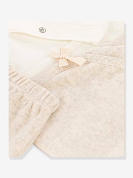 Ensembe 4 pièces en coton bébé PETIT BATEAU gris chiné 3 - vertbaudet enfant 