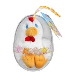 Peluche Poule Blanche 11 cm - GIPSY - Oeuf Petit Poulailler - Jouet en Peluche  - vertbaudet enfant