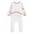 Pyjama bébé en velours Léonie BLANC 2 - vertbaudet enfant 