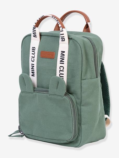 Sac à dos CHILDHOME Mini Club en toile Off white+vert 8 - vertbaudet enfant 