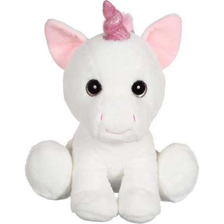 Peluche Licorne GIPSY - Puppy Eyes Pets - 22 cm - Blanc - Intérieur - Plush BLANC 1 - vertbaudet enfant 