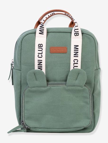 Sac à dos CHILDHOME Mini Club en toile Off white+vert 7 - vertbaudet enfant 