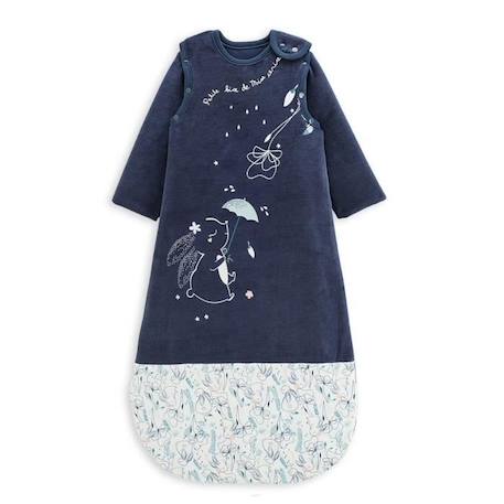 Gigoteuse d'hiver en velours PETIT BEGUIN - Lapin BLEU 1 - vertbaudet enfant 