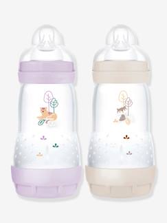 Lot de 2 biberons 260 ml MAM Easy Start anti-colique Nature Guardian  - vertbaudet enfant