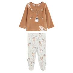 Bébé-Pyjama, surpyjama-Pyjama bébé 2 pièces en velours Malo