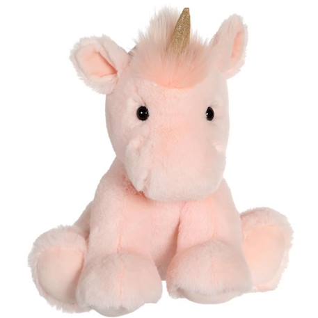 Peluche licorne GIPSY - Les amis floppy 30 cm - corps souple et moelleux - corne pailletée ROSE 1 - vertbaudet enfant 