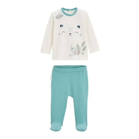 Pyjama bébé 2 pièces Belem BLEU 1 - vertbaudet enfant 