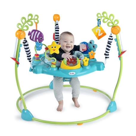 BABY EINSTEIN Ocean Explorers Curiosity Cove aire d'éveil éducative 2 en 1 et jouet au sol, poids maximum 11kg, dès 6 mois VERT 1 - vertbaudet enfant 