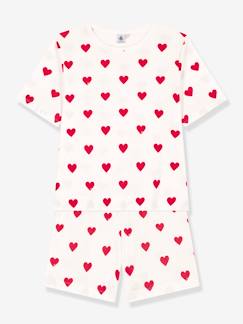 Vêtements de grossesse-Pyjacourt coeur en coton femme PETIT BATEAU