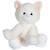 Peluche chat en peluche GIPSY Les amis floppy 30 cm - blanc et rose - dès la naissance BLANC 2 - vertbaudet enfant 