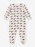 Pyjama bébé baleines marines en velours PETIT BATEAU beige chiné 2 - vertbaudet enfant 