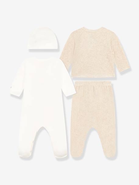 Ensembe 4 pièces en coton bébé PETIT BATEAU gris chiné 2 - vertbaudet enfant 