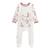 Pyjama bébé en velours Léonie BLANC 1 - vertbaudet enfant 