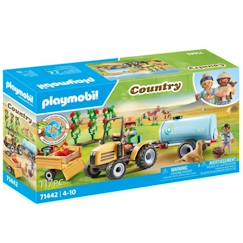 PLAYMOBIL 71442 Fermier avec tracteur et citerne - Country - Dès 4 ans  - vertbaudet enfant