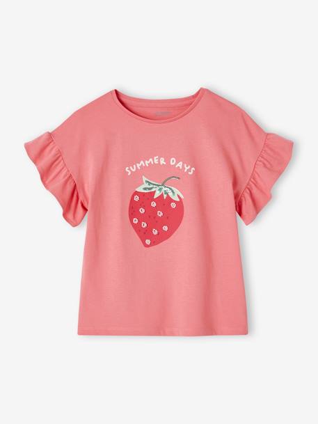 Tee-shirt motif à sequins fille  - vertbaudet enfant