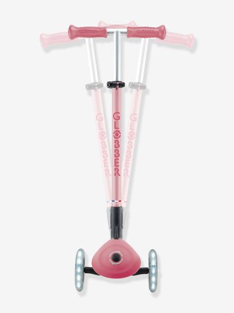 Primo Foldable Lights - Trottinette Pliable Lumineuse à 3 Roues - GLOBBER bleu pétrole+rose 13 - vertbaudet enfant 