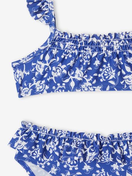 Maillot bain 2 pièces fleuri fille collection Team famille bleu imprimé 5 - vertbaudet enfant 