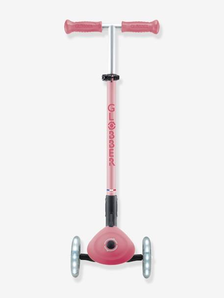 Primo Foldable Lights - Trottinette Pliable Lumineuse à 3 Roues - GLOBBER bleu pétrole+rose 12 - vertbaudet enfant 