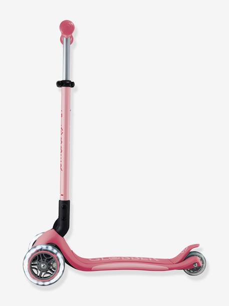 Primo Foldable Lights - Trottinette Pliable Lumineuse à 3 Roues - GLOBBER bleu pétrole+rose 8 - vertbaudet enfant 