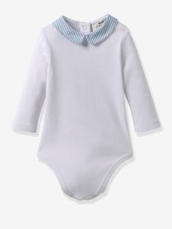 Bébé-Body-Body col rayé bébé coton biologique CYRILLUS