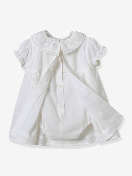 Robe bébé collection fêtes et mariages CYRILLUS blanc 2 - vertbaudet enfant 