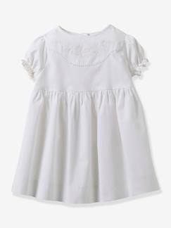 -Robe brodée bébé collection fêtes et mariages CYRILLUS