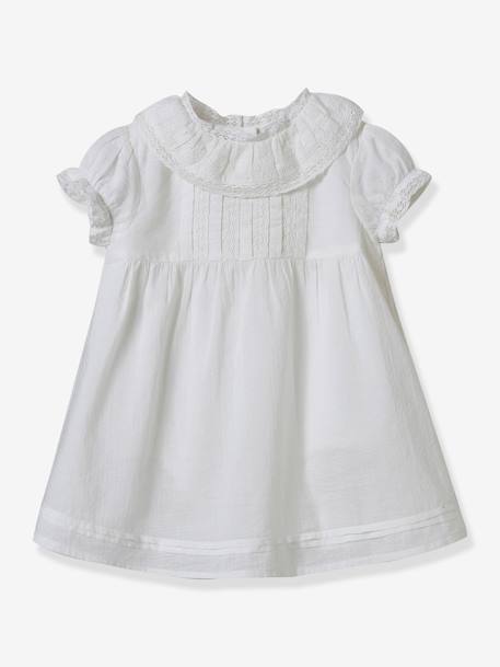 Robe bébé collection fêtes et mariages CYRILLUS blanc 1 - vertbaudet enfant 