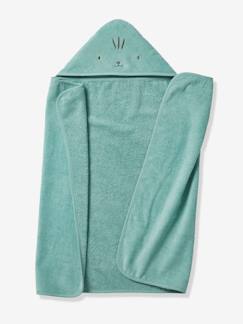 Cape de bain / Serviette à capuche essentiels Bébé et Enfant, avec coton recyclé  - vertbaudet enfant