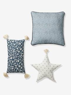 Lot de 3 coussins assortis INDIA  - vertbaudet enfant