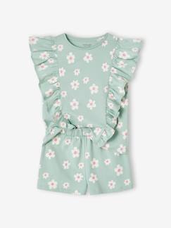 Ensemble tee-shirt et short fille  - vertbaudet enfant