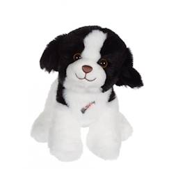 Jouet-Premier âge-Gipsy Toys - Dogz & Kats Sonores - Peluche - 18 cm - Chien - Noir & Blanc