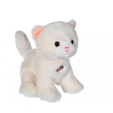 Gipsy Toys - Dogz & Kats Sonores - Peluche - 18 cm - Chat - Blanc BLANC 2 - vertbaudet enfant 