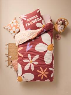 -Parure housse de couette + taie d'oreiller enfant IBIZA, avec coton recyclé