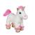 Gipsy Toys - Peluche Lica Bella Sonore - 22 cm - Blanc  & Rose BLANC 1 - vertbaudet enfant 