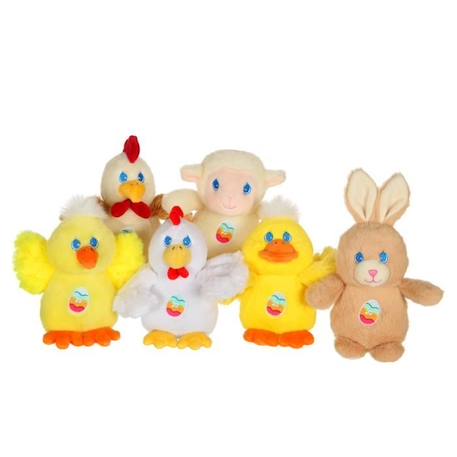 Gipsy Toys - Les Amis de Pâques Sonores - Coq - 13 cm - Crème BEIGE 2 - vertbaudet enfant 