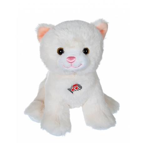 Gipsy Toys - Dogz & Kats Sonores - Peluche - 18 cm - Chat - Blanc BLANC 1 - vertbaudet enfant 