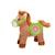 Gipsy Toys - Race Poneez Sonore n°9 - 22cm - Marron Dossard Vert MARRON 2 - vertbaudet enfant 