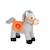 Gipsy Toys - Race Poneez Sonore n°2 - 22cm - Gris Dossard Orange GRIS 1 - vertbaudet enfant 