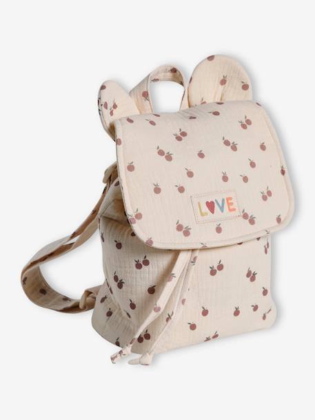 Sac à dos personnalisable pommes taupe 5 - vertbaudet enfant 