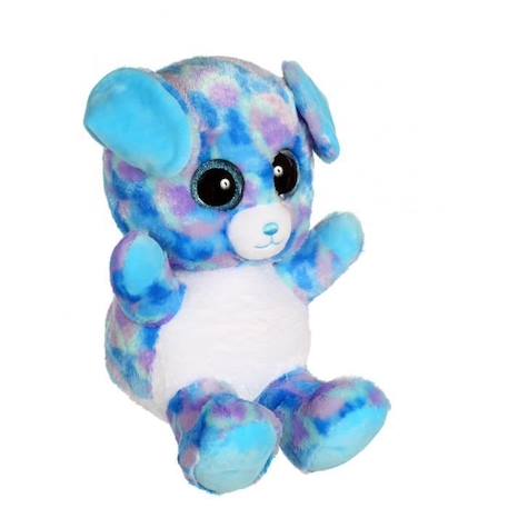 Gipsy Toys - Brilloo Friends - Chien Yoomi - 30 cm  - Bleu & Violet BLEU 2 - vertbaudet enfant 