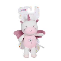 Jouet-Premier âge-Peluches-Gipsy Toys - Petits Musicaux "Les P'tits Féeriques" Licorne  - 17 cm - Rose