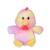 Gipsy Toys - Peluche Basse Cour Colorée - 15 cm - Poule - Rose & Jaune JAUNE 2 - vertbaudet enfant 