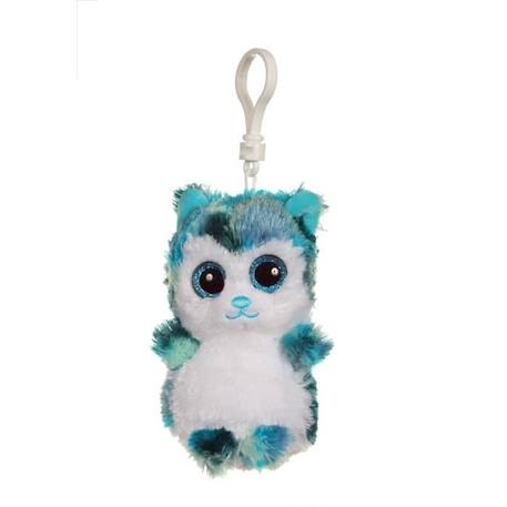 Gipsy Toys - Porte-clés Brilloo Friends en Peluche - Chien Koolio - 8 cm BLEU 1 - vertbaudet enfant 