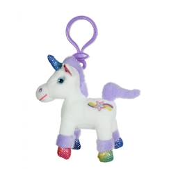 Jouet-Gipsy Toys - Porte-clés - Licorne Lica Bella 10 cm - Violet